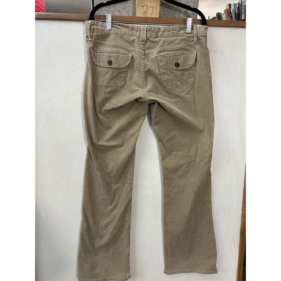 OLD NAVY Women’s Pants Size 10 ( 33x30.5)‎ Regular Mid-Rise Stretch Corduroy Tan - Picture 14 of 15